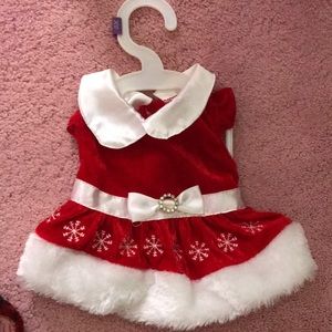 XS Dog Christmas Holiday dress